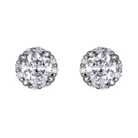 Glacier Fire 0.50CTW White Gold Studs