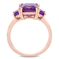 Julianna B 14K Rose Gold Amethyst Fashion Ring