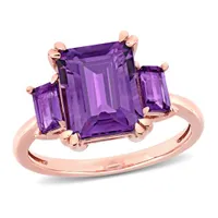 Julianna B 14K Rose Gold Amethyst Fashion Ring