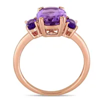 Julianna B 14K Rose Gold Amethyst Fashion Ring