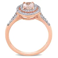 Julianna B 14K Rose Gold Morganite & 0.25CTW Diamond Fashion Ring