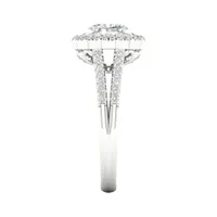 My Diamond Story 14K White Gold Oval Bridal Ring