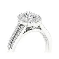 My Diamond Story 14K White Gold Oval Bridal Ring