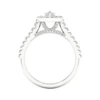 My Diamond Story 14K White Gold Diamond Pear Cut Ring 1.20CTW I1/GHI