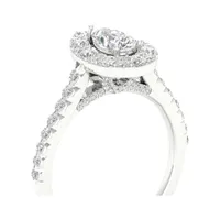 My Diamond Story 14K White Gold Diamond Pear Cut Ring 1.20CTW I1/GHI