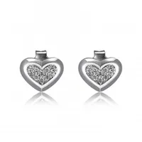 Elle "Scintillation" Small Cubic Zirconia Stud Earrings