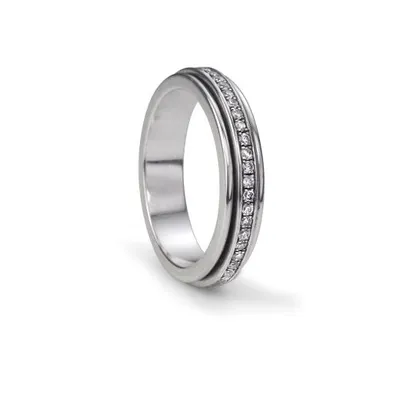 Lunar Sterling Silver Stackable Ring