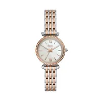 Fossil Women's Carlie Mini Two-Tone Stainless Steel Watch