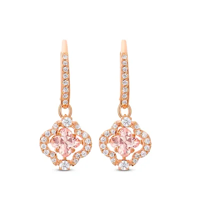 Swarovski Sparkling Dance Clover Pierced Earrings