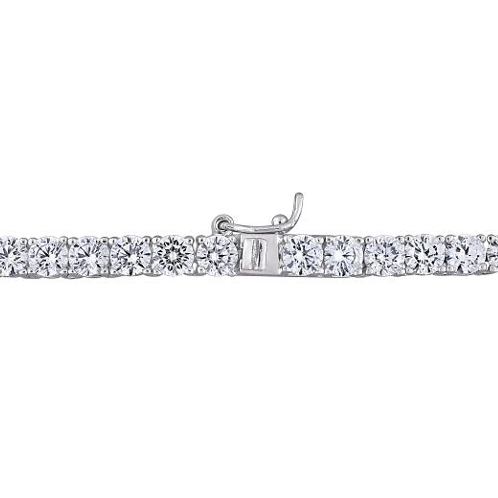 Julianna B Sterling Silver Cubic Zirconia Tennis Necklace
