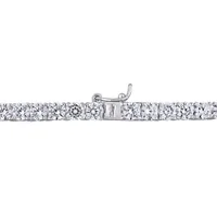 Julianna B Sterling Silver Cubic Zirconia Tennis Necklace