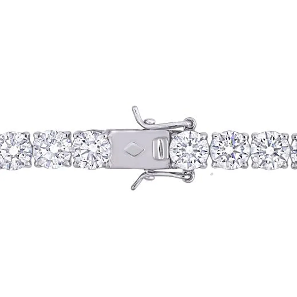 Julianna B Sterling Silver Cubic Zirconia Tennis Bracelet