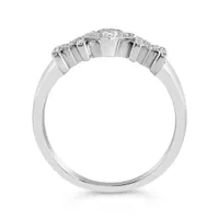 Sterling Silver 0.20CTW Diamond Mom Ring