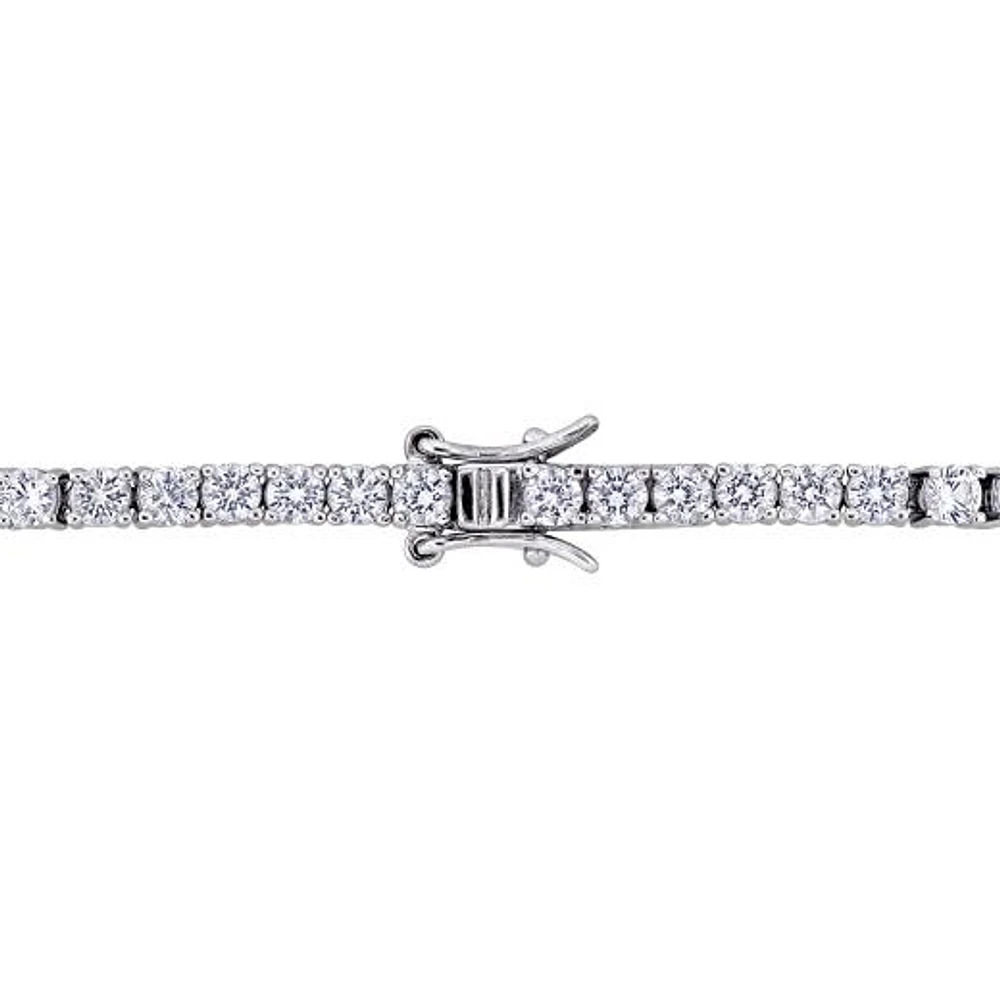 Julianna B Sterling Silver Cubic Zirconia Tennis Bracelet