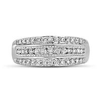 10K White Gold 0.50CTW Diamond Band