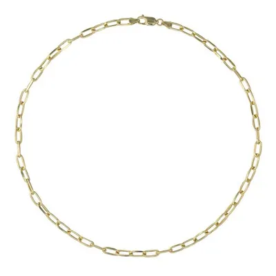 10K Yellow Gold 22" 4.95mm Paperclip Chain