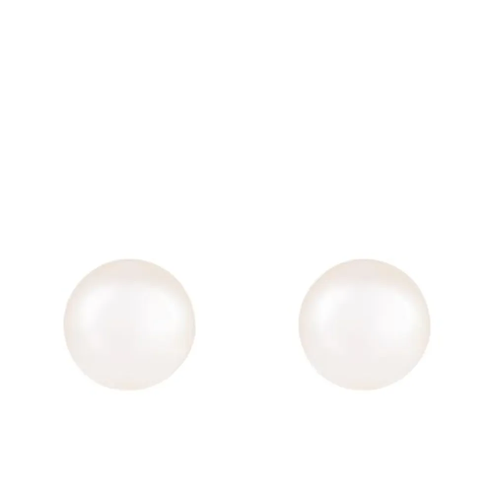 14K Yellow Gold 12-13mm Freshwater Pearl Earrings