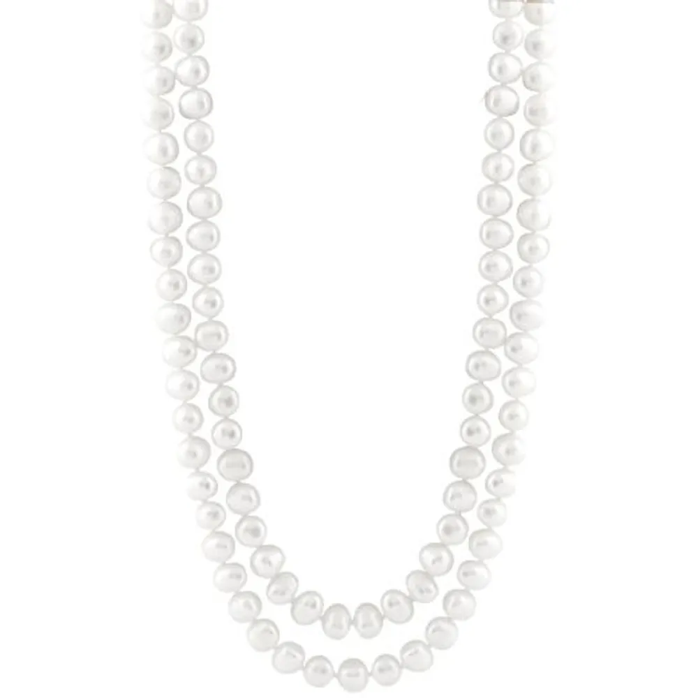 9-10mm freshwater Endless 80" Necklace