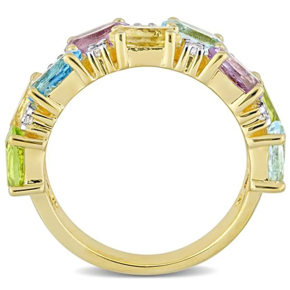 Julianna B Sterling Silver Multi-Gemstone Ring