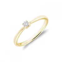 Les Bijoux 10K Yellow Gold 0.08CTW Diamond Promise Ring