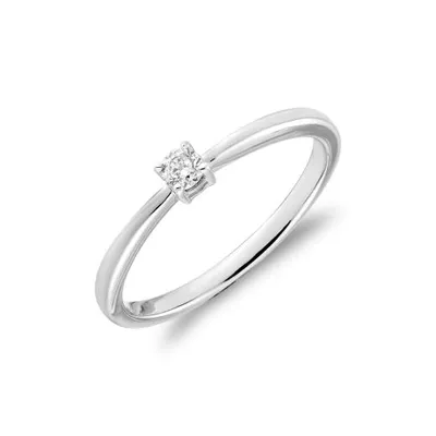 Les Bijoux 10K Gold 0.13CTW Diamond Promise Ring