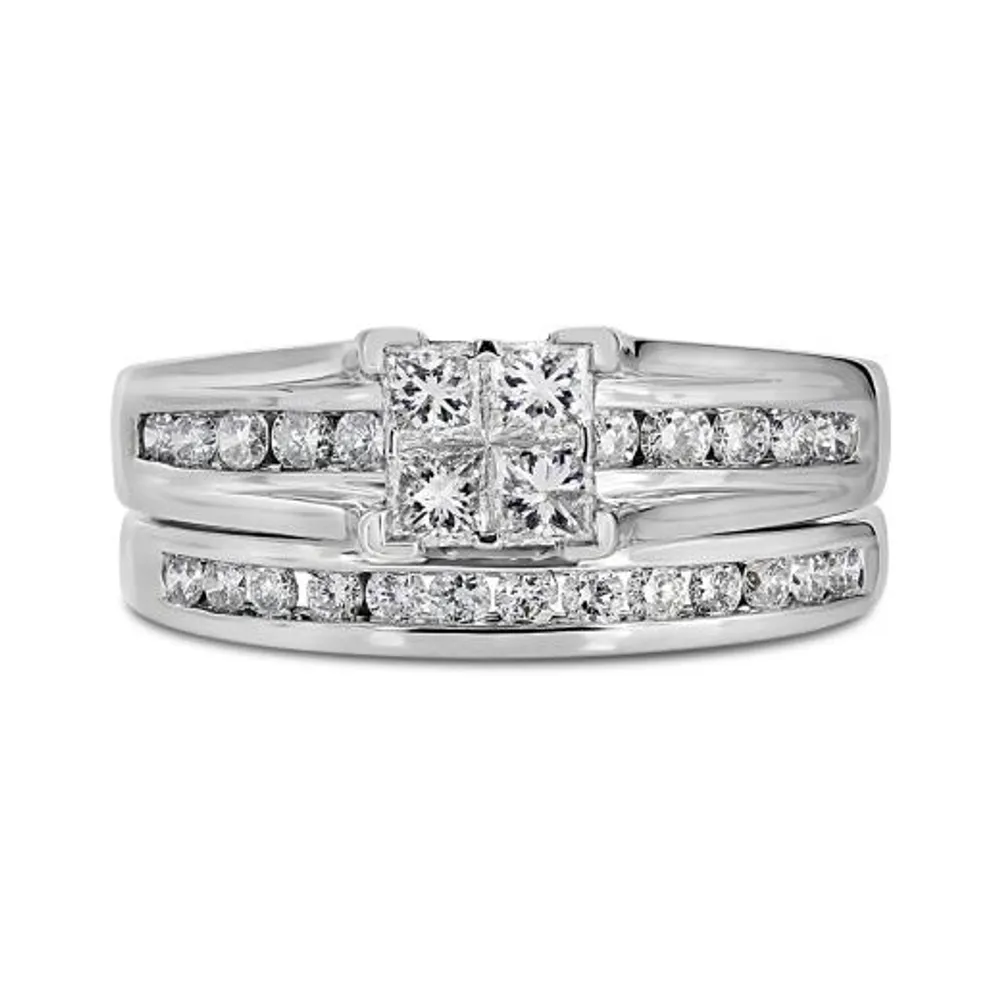 10K Gold 1.00CTW Diamond Bridal Set