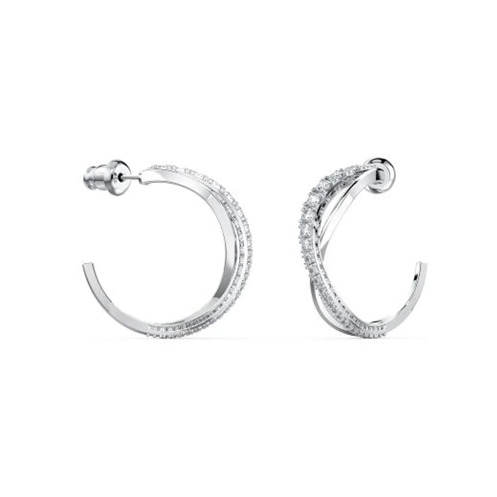 Swarovski Twist Mini Hoop Earring