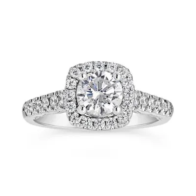 14K White Gold 1.46CTW Bridal Ring