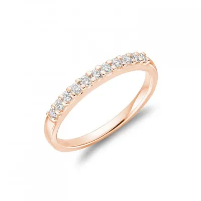 Les Bijoux 10K Rose Gold 0.15CTW Diamond Band