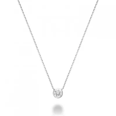 Les Bijoux 10K White Gold 0.13CTW Diamond Necklace