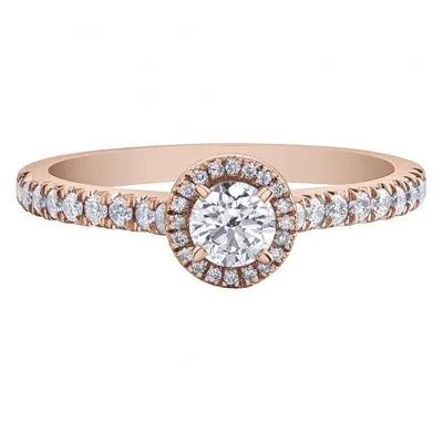 Glacier Fire 10K Rose Gold 0.50CTW Diamond Ring