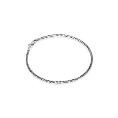 Sterling Silver 8.5" 3.5mm Miami Cuban Bracelet