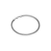 Sterling Silver 8.5" 4.9mm Miami Cuban Bracelet