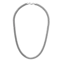 Sterling Silver 24"6.3mm Miami Cuban Chain