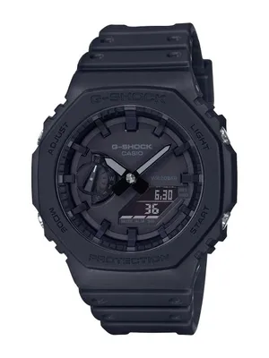 Casio G-Shock Men's Analog-Digital Black Watch with Octagonal Dial