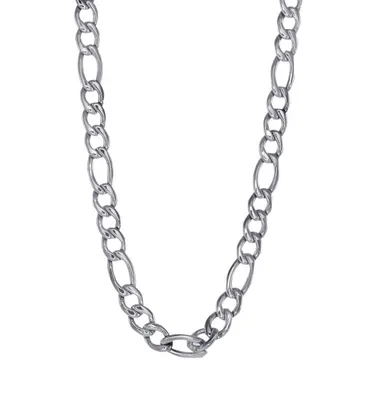 Stainless Steel 22" Figaro Chain