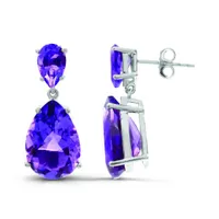 Sterling Silver Amethyst Earrings