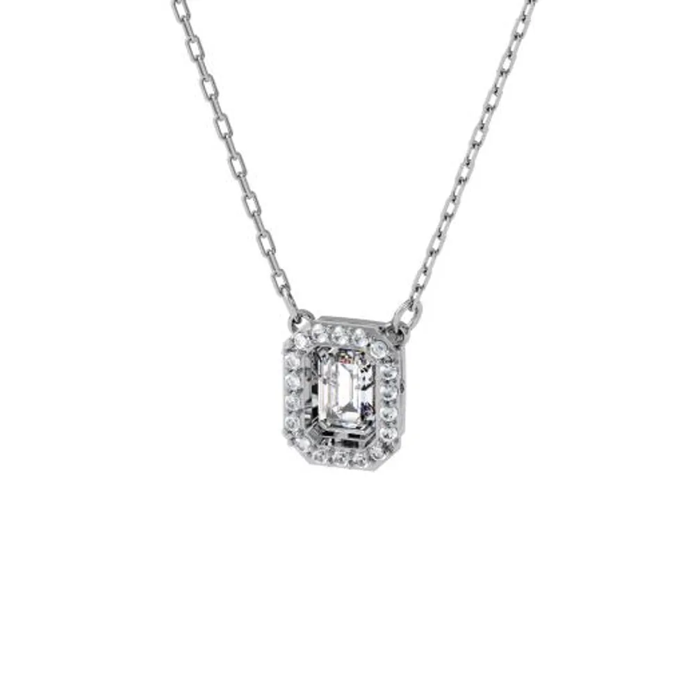 Swarovski Millenia Clear Square Crystal Necklace