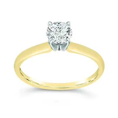 14K Gold Melody 0.50CT Solitaire Ring