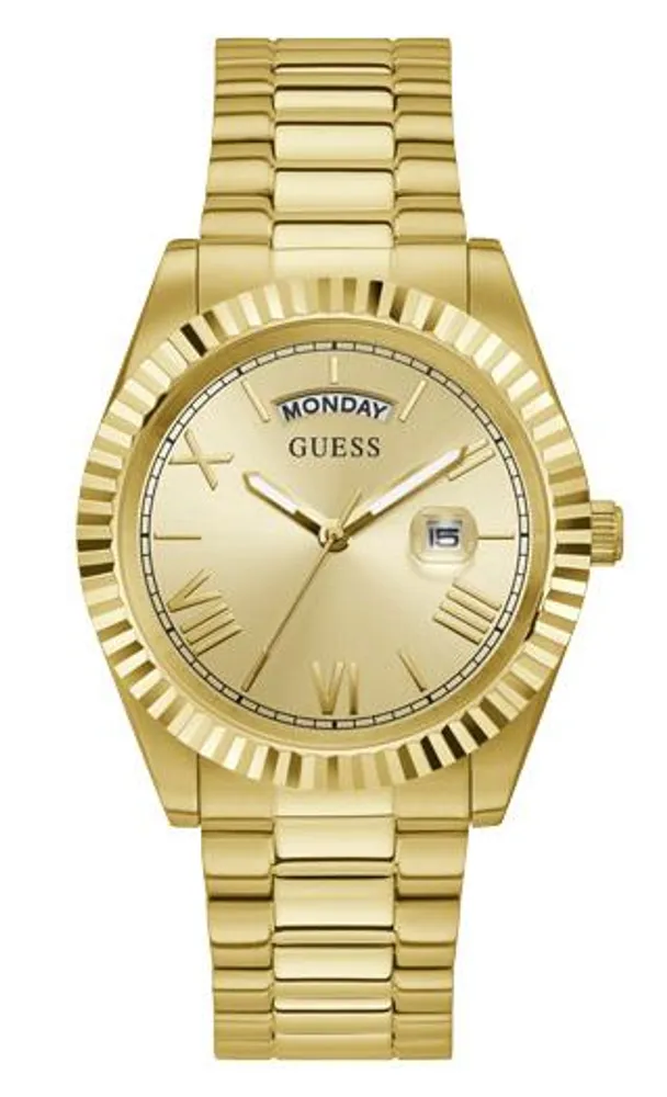 Guess Men's Classic Gold Tone Watch