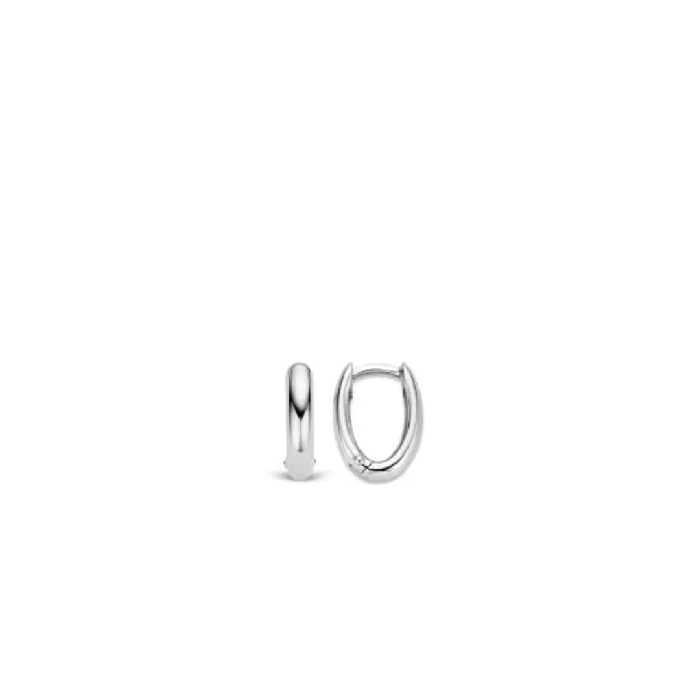 Ti Sento Oval Huggies Earrings