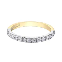 Charmed By Richard Calder 14K Yellow & White Gold 0.46CTW Wedding Band