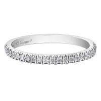 Charmed By Richard Calder 14K White Gold 0.25CTW Diamond Wedding Band