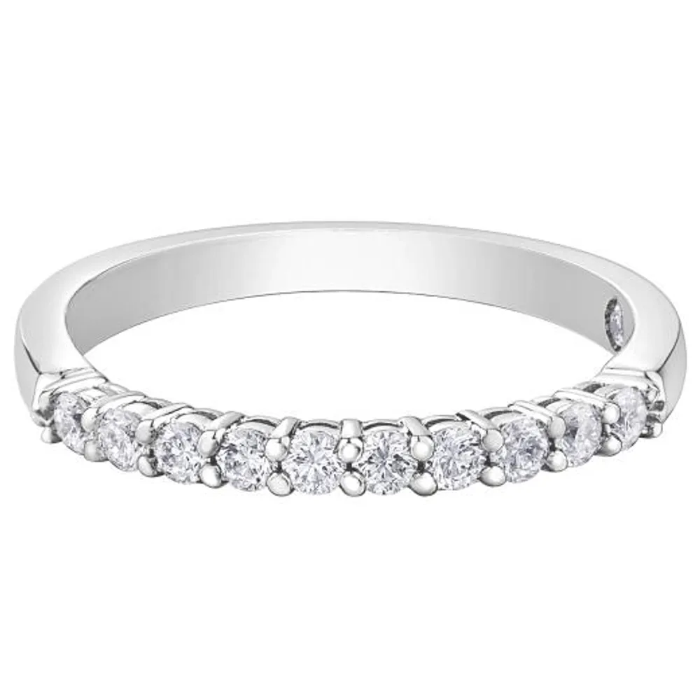 Charmed By Richard Calder 14K White Gold 0.31CTW Diamond Wedding Band