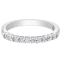 Charmed By Richard Calder 14K White Gold 0.31CTW Diamond Wedding Band