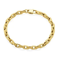 SteelX Stainless Steel 8.5" Fancy Gold Bracelet