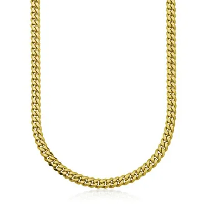 SteelX Stainless Steel Gold Curb Chain