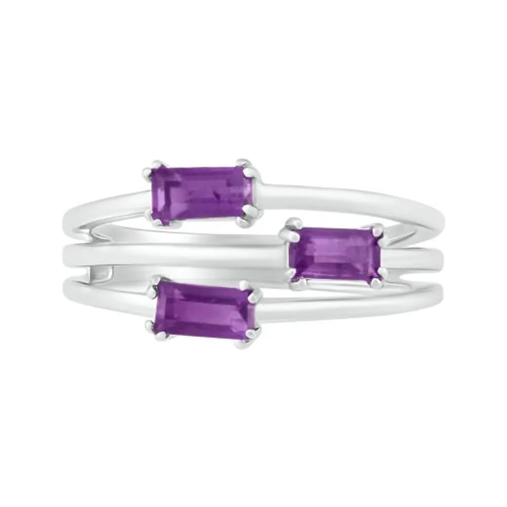 Sterling Silver Amethyst Ring