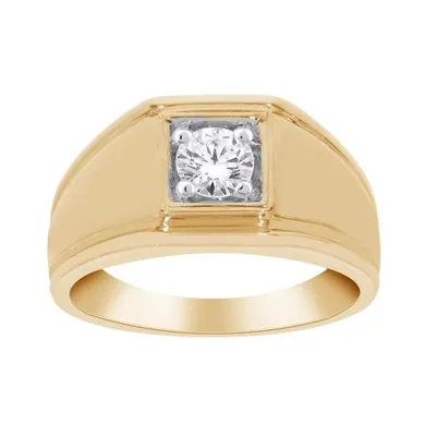 10K Yellow Gold 0.47CT Diamond Ring