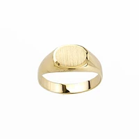 10K Yellow Gold Signet Ring